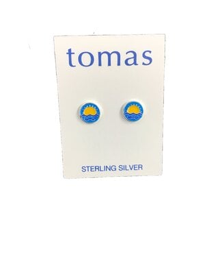 Tomas Sun Over Water Studs SS Enamel
