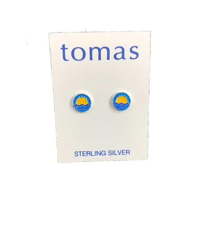Tomas Sun Over Water Studs SS Enamel