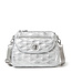 Baggallini Calais Crossbody Bag by Baggallini Silver Metallic Quilt