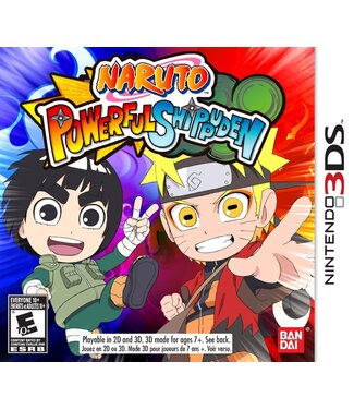 Nintendo 3DS Naruto Powerful Shippuden 3DS Brand New Mispell