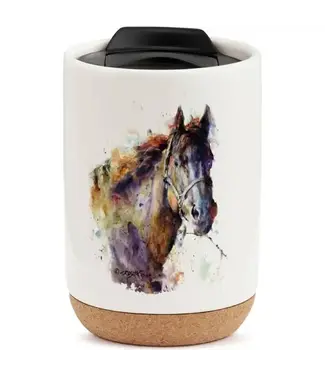 Demdaco DC PanchoHorse CorkBttmTumbler wLid-Bone