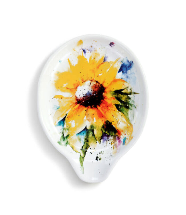Demdaco Sunflower Oval Spoon Rest