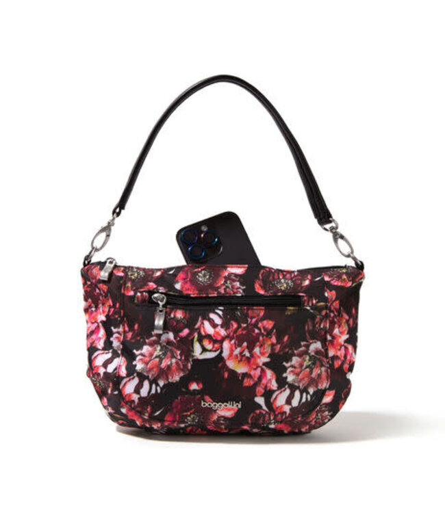 Baggallini Modern Everywhere Half Moon PEONY BLOOM