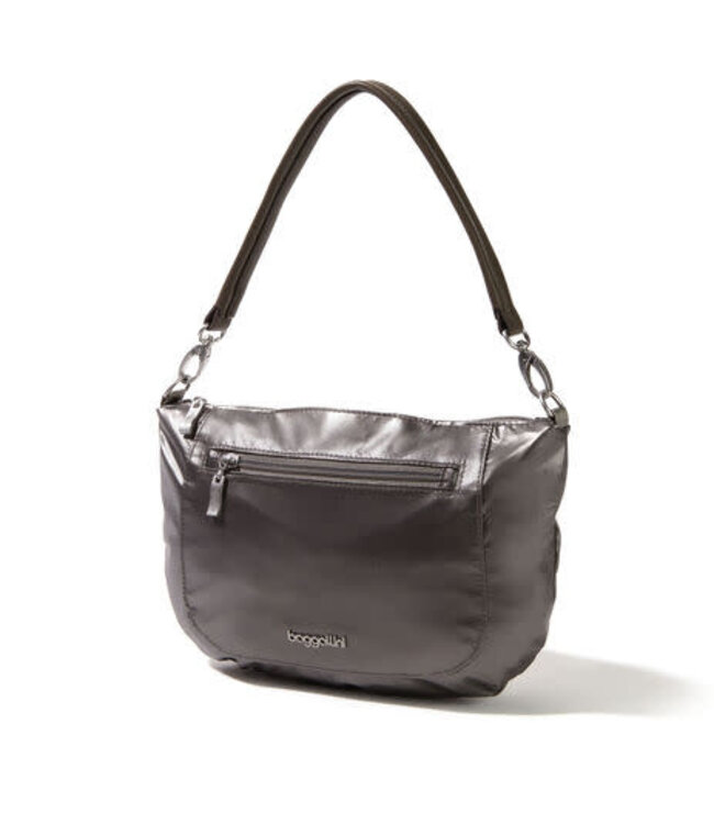 Baggallini Modern Everywhere Half Moon Gunmetal Metallic