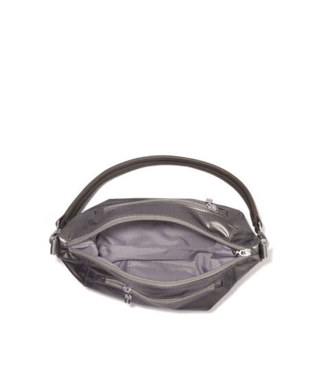 Baggallini Modern Everywhere Half Moon Gunmetal Metallic