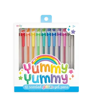 Ooly YUMMY YUMMY SCENTED GLITTER GEL PENS 2.0 Set OF 12