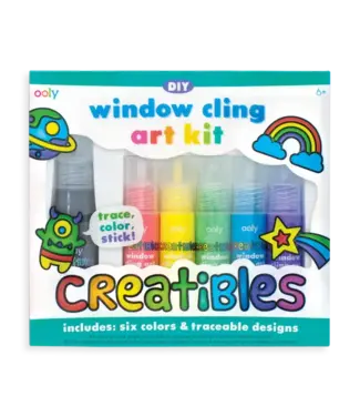 Ooly CREATIBLES DIY WINDOW CLING ART KIT 7 PIECE