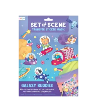 Ooly SET THE SCENE TRANSFER STICKERS MAGIC GALAXY BUDDIES