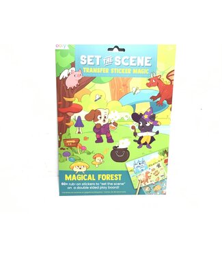 Ooly SET THE SCENE TRANSFER STICKERS MAGIC MAGICAL FOREST