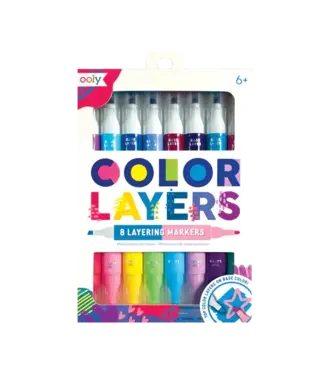 PASTEL LINERS DOUBLE ENDED MARKERS - SET OF 8 OOLY