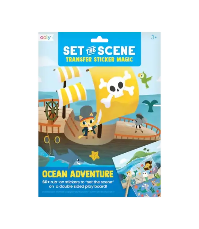 Ooly SET THE SCENE TRANSFER STICKERS MAGIC OCEAN ADVENTURE