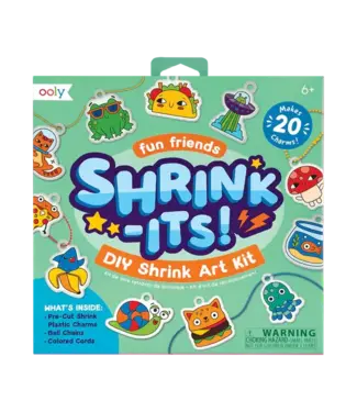 Ooly Shrink-Its! D.I.Y. Shrink Art Kit-Cute Crew
