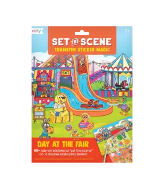 Ooly SET THE SCENE TRANSFER STICKERS MAGIC DAY AT THE FAIR