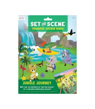 Ooly Set The Scene Jungle Journey Sticker Transfer Magic