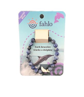 fahlo The Odyssey Bracelet  Dolphin Coastal Blue