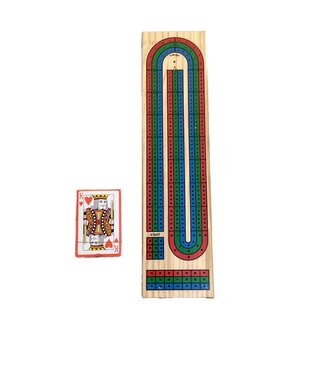 CHH Products 3 Color Track Cribbage With Cards