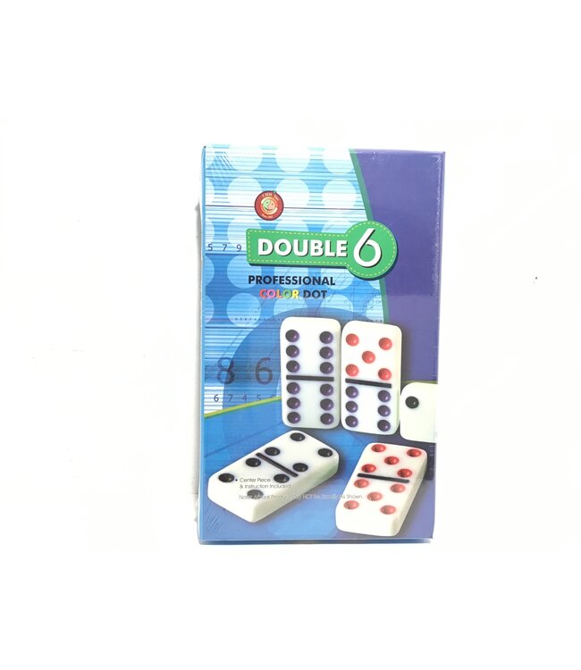 CHH Products Double 6 Clear Dot Dominoes