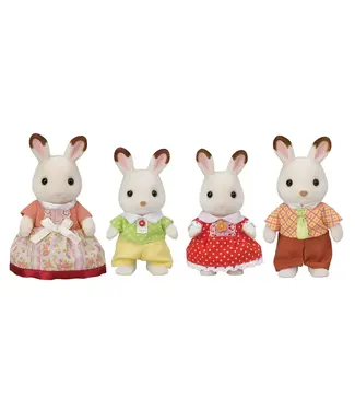 Epoch Calico Critters Chocolate Rabbit Family