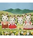 Epoch Calico Critters Chocolate Rabbit Family