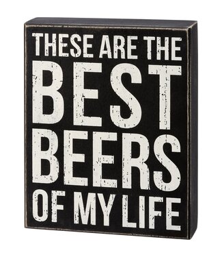 Primitives By Kathy Box Sign - Best Beers