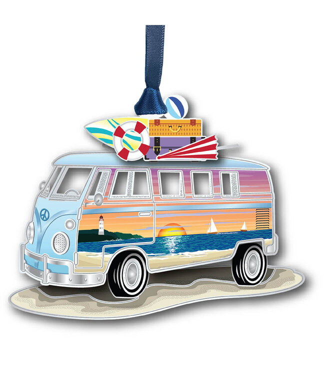 Beacon Design Coastal Van Beacon Design USA Made Ornament
