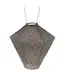 Esschert Design USA Diamond Ikat Lantern Taupe