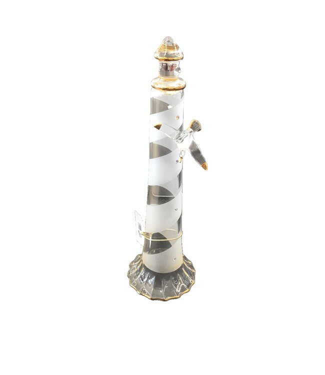 Glass Baron Lighthouse Sea Gull Spiral