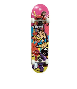 Yocaher Skateboards Graphic Complete Skateboard 7.75 Comix Series Action