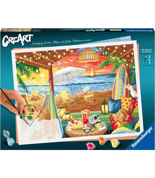 Ravensburger CreArt Cozy Cabana Paint by Numbers