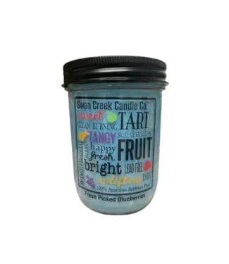 Swan Creek Candle Co Pantry Jar 12 oz Fresh Picked Blueberries