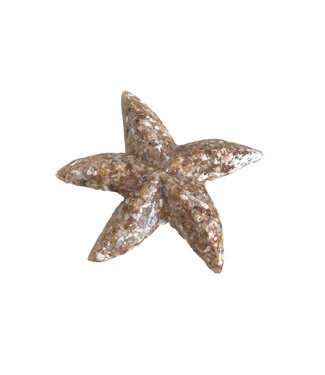 SS Handcrafted Art LLC Recycle Marble Resin Starfish 3"