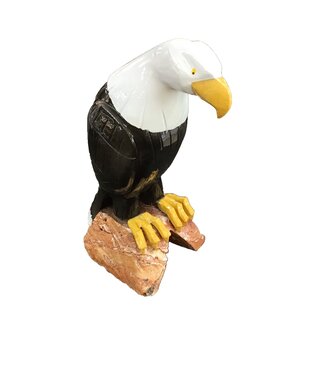 SS Handcrafted Art LLC Marble American Eagle 12Inch