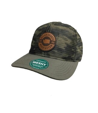 Legacy The Meshy Hat Dark Olive Camo OS Token Brown