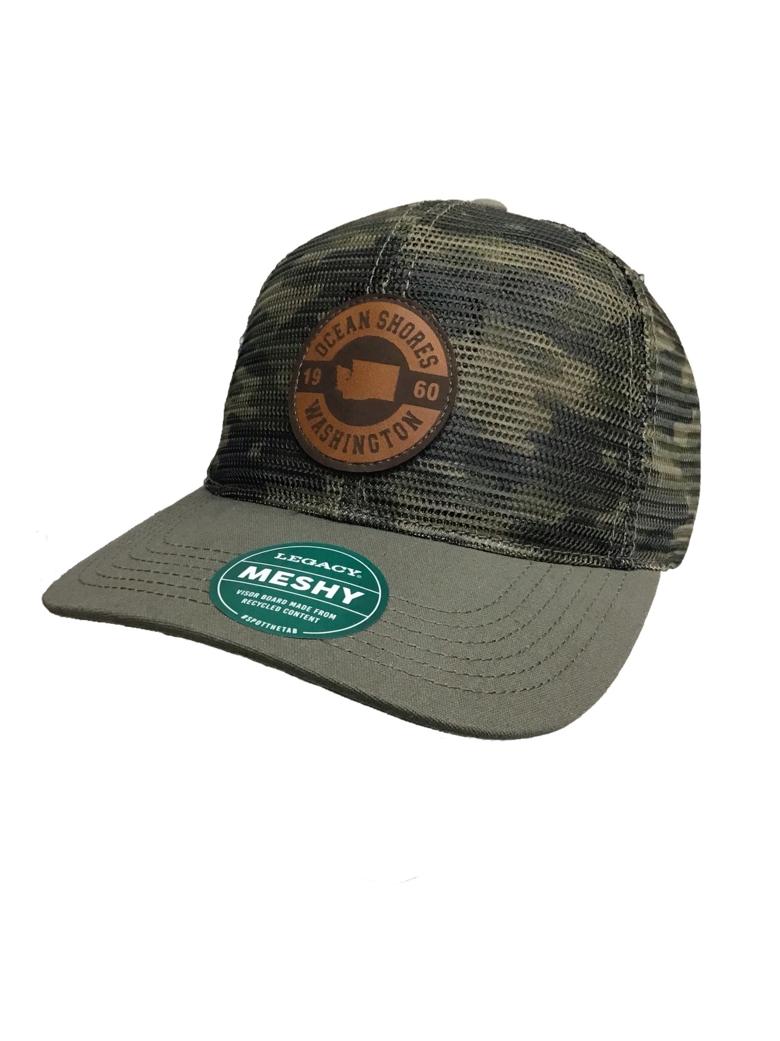 帽子 Reflect Camo Drowcode hat [olive] Camo Logo Trucker Hat — Fall Obsession