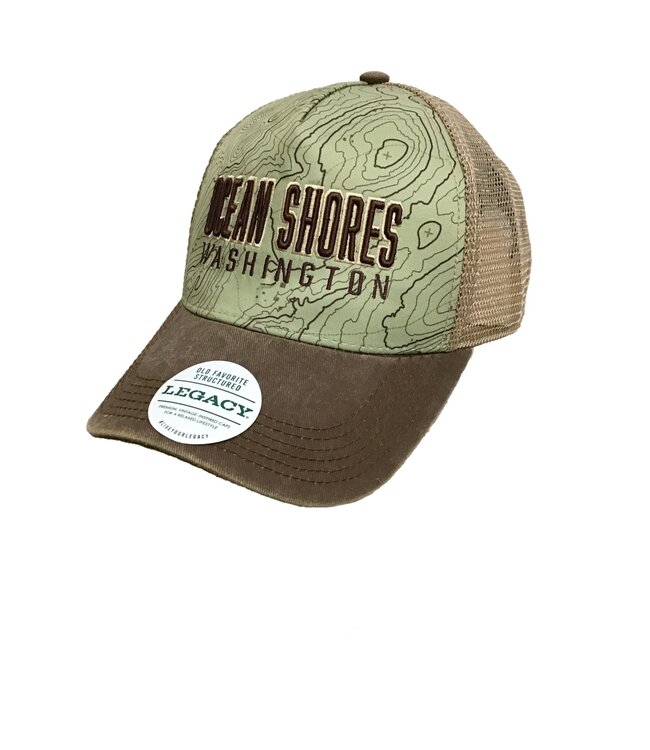 Legacy Old Favorite Structured Mountain Trek Trucker Straight Forward Brown