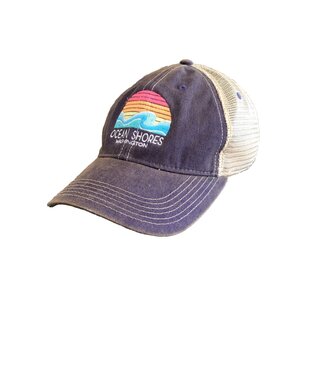 Lone Rock Clothing Lone Rock Purple Hat Phsyc Wave Embroidery