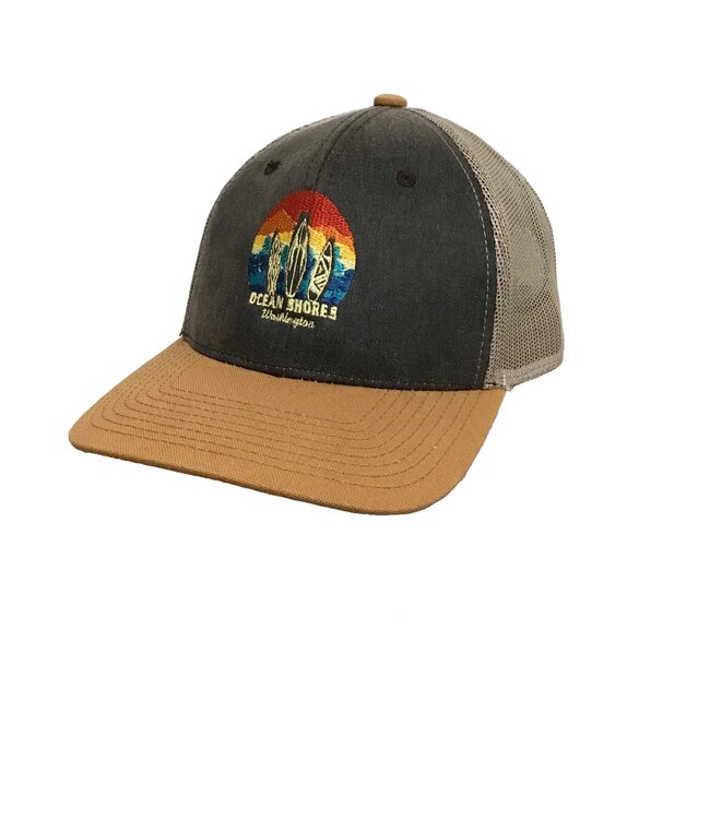 Lone Rock Clothing Hat Step A Surf Embroidery