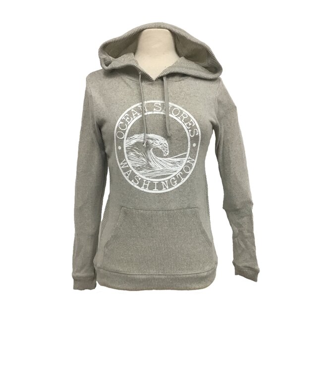 Lone Rock Clothing Hooded Pullover Pica Print Wave