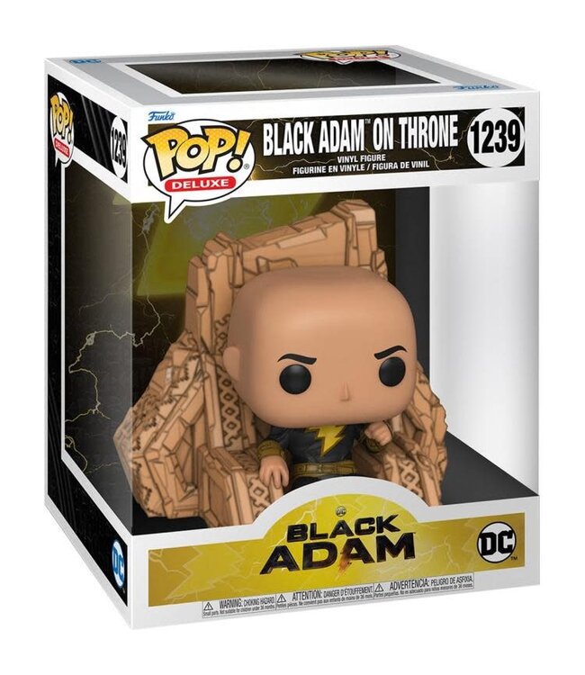 Black Adam on Throne Deluxe Pop! Vinyl Figure