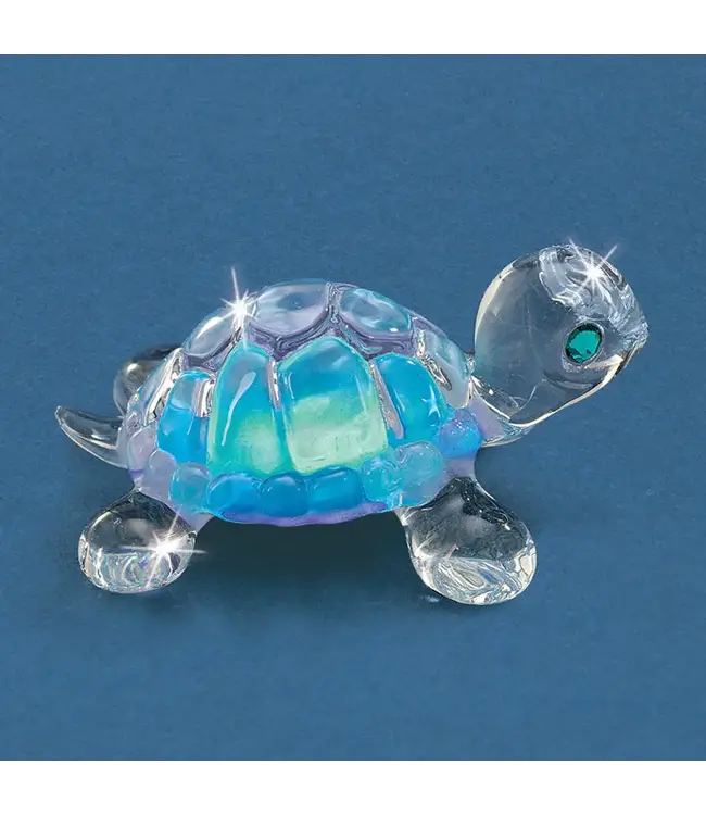 Glass Baron Turtle Blue 2