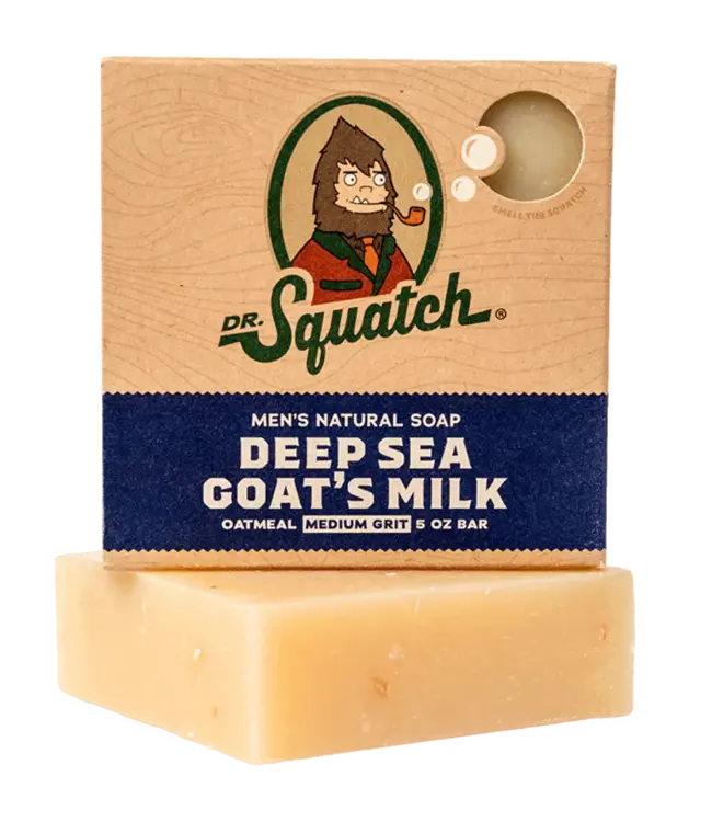 Dr. Squatch Soap Co. Deep Sea Goats Milk Bar Soap 5oz
