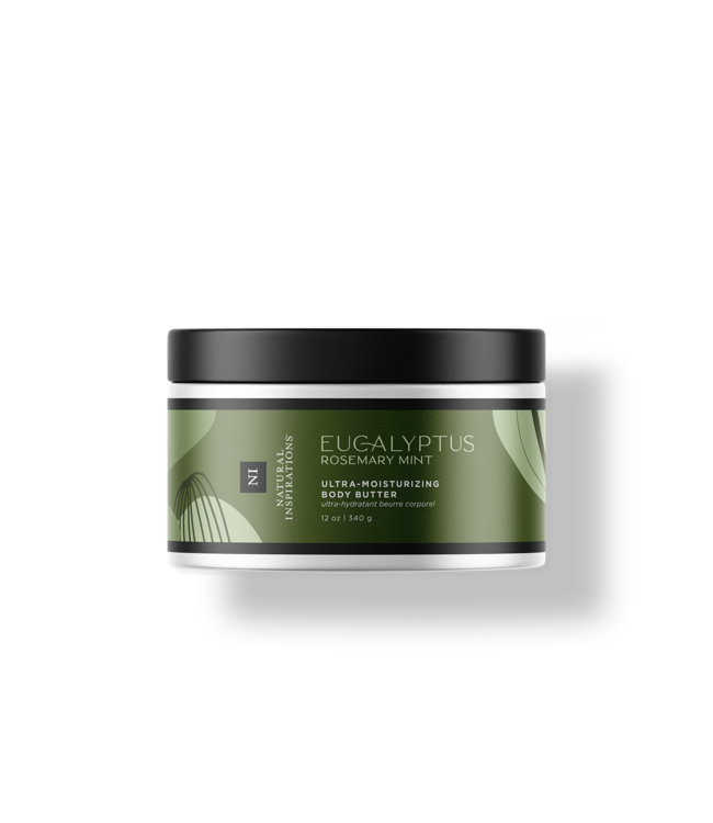 Body Butter 12oz Eucalyptus Rosemary Mint