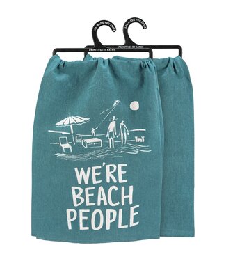 Primitives By Kathy Kitchen Towel Beach People