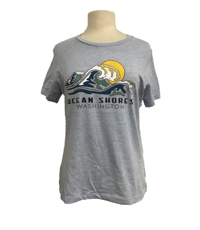 Lone Rock Clothing Ladies Tee Color Wave Mei FF