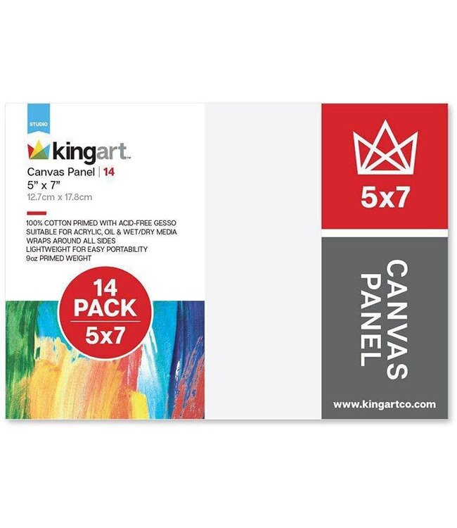 Kingart 5x7 Canvas Panel