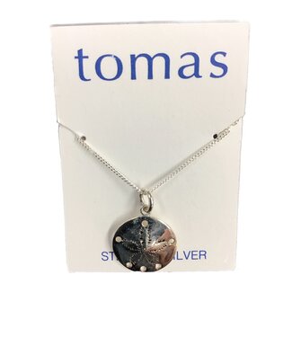 Tomas Lucky Sand Dollar Necklace Sterling Silver