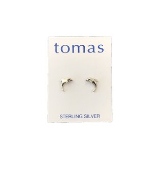 Tomas Dolphin Studs Sterling Silver