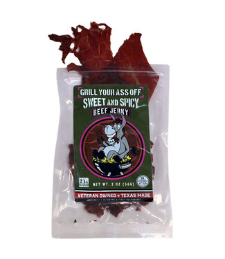Grill Your Ass Off SWEET And SPICY BEEF JERKY