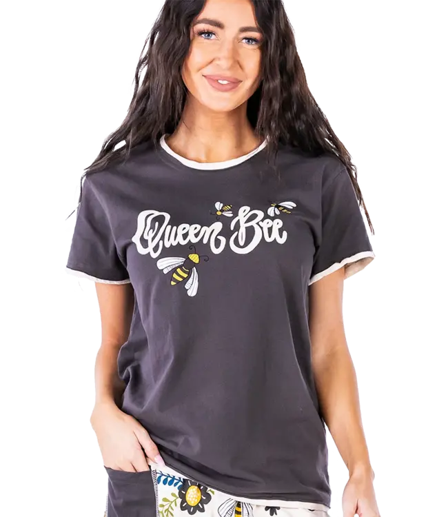 Lazy Ones Queen Bee PJ Tee