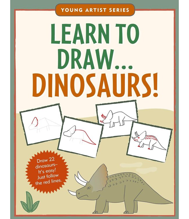 Peter Pauper Press Learn To Draw Dinosaurs